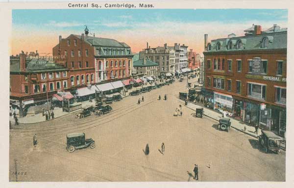 A wide view across the square, ca. 1920